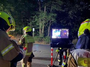 Berlin’deki Grunewald Ormanında Patlama Sonrası Yangın