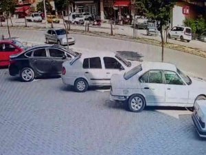 Patpat Kazası Kamerada: 1 Yaralı