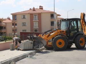 İ̇mara Açılan Sokaklarda Kaldırım Çalışması