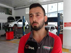 Oto Servisinde Kedi Kurtarma Seferberliği