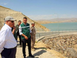 Vali Gündüzöz, Alparslan-2 Barajı’nı İnceledi