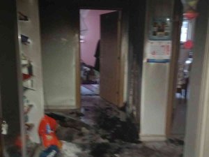 Gediz’deki Yangında Maddi Hasar Oluştu