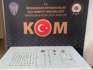 İ̇skenderun’da 145 Adet Tarihi Eser Ele Geçirildi