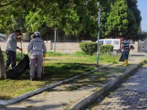 Söke Belediyesi Park İ̇şleri Ekipleri Çalışmalarında Hız Kesmiyor