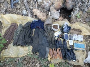 Tunceli’de Terör Örgütüne Ait Yaşam Malzemesi Ele Geçirildi