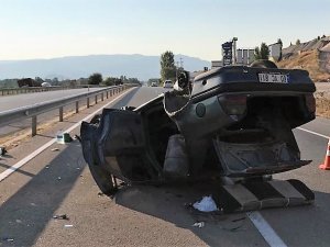 Tokat’ta Otomobil Takla Attı, 5 Yaralı