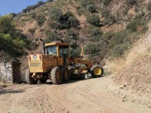 Köşk’te Bahçe Yolları Düzenleniyor