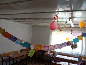 Gediz Yaz Kur’an Kursu Öğrencilerinden Ebru Çalışması