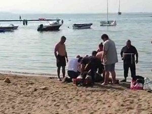 Denizde Boğulan Kadın Kurtarılamadı