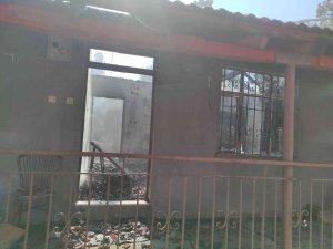 Korkuteli’nde Ev Yangını