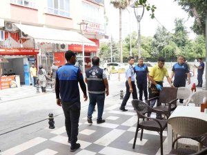 Haliliye’de Kaldırım İşgali Denetimi