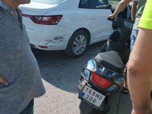 Motosiklet Sürücüsü Ölümden Döndü