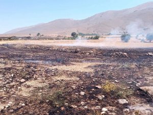 Tomarza’da Arazi Yangını