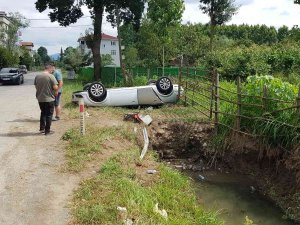 Samsun’da Otomobil Takla Attı: 3 Yaralı
