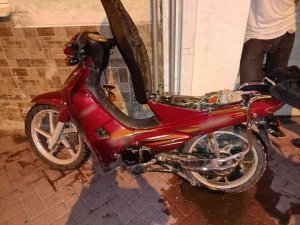 Plakasız Motosiklet Çalıntı Çıktı