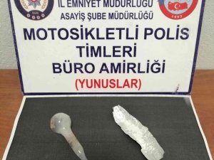 Kütahya’da Bir Şahsın Üzerinde Uyuşturucu Bulundu
