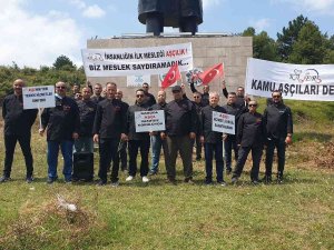Kamu Kurumlarında Çalışan Aşçılar Festivale Siyah Önlükle Katıldı