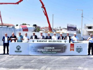 Karatay’da Çimenlik Kapalı Spor Merkezi’nin Temeli Atıldı