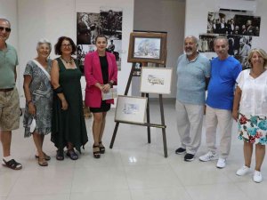 Nejat Orhan Sulu Boya Sergisi Didimli Sanatseverlerle Buluştu