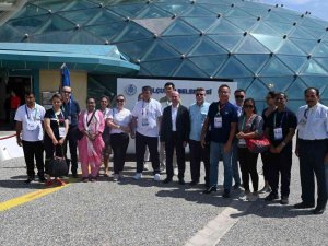 İ̇slam Dayanışma Oyunları Heyeti Tropikal Kelebek Bahçesi’ni Gezdi