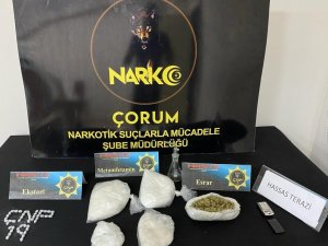 Çorum Polisinden Uyuşturucu Operasyonu