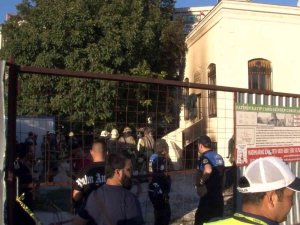 Fatih’te İnşaat Halindeki Cami Alev Alev Yandı