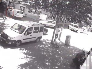 Tekirdağ’da Yaşlı Adamın Yaralandığı Kaza Kamerada