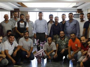 Alaşehir Belediyesi Çalışanlarından Başkana Teşekkür Ziyareti