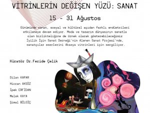 Mağaza Vitrinleri Sanatsal Çalışmalarla Donatılacak