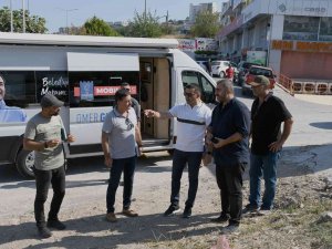 Başkan Ömer Günel, Mobil Ofis İle 4 Farklı Noktada İncelemelerde Bulundu