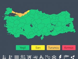İ̇stanbul İçin "Turuncu" Uyarı