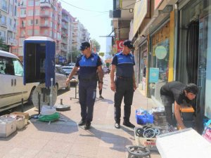 Toroslar’da Kaldırım İşgali Denetimi Yapıldı