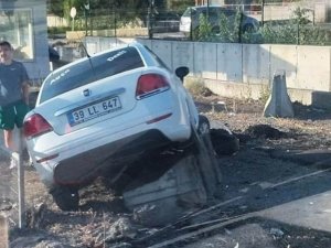 Jandarma Karakolu Önünde Trafik Kazası: 1 Yaralı