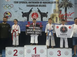 Aliağalı Karatecilerden 1 Kupa, 15 Altın Madalya