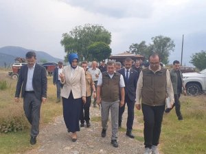 Vali Yiğitbaşı, Eber Gölü’nde Yürütülen Çalışmaları İnceldi