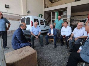 Tahmazoğlu Ve Milletvekili Kirazoğlu Mesleki Eğitim Öğrencileri İle Bir Araya Geldi