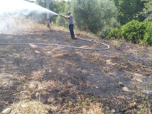 Çöplük Alanda Çıkan Yangına Anında Müdahale Edildi