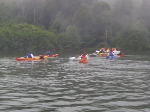 Doğa Harikası Borçka Karagöl Kano Gösterisi Büyük İlgi Gördü