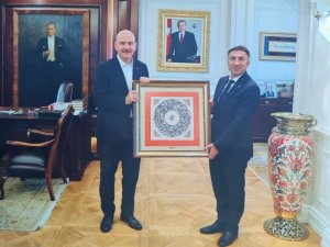 Rektör Demir İ̇çişleri Bakanı Soylu İle Bir Araya Geldi