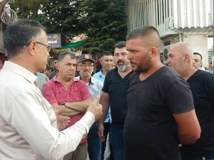 Eylem Yapmak İsteyen Üreticiyi Belediye Başkanı Sakinleştirdi