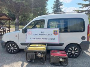 Jeneratör Hırsızları 600 Saatlik Kamera Kaydı İzlenerek Yakalandı