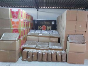 Manisa’da 3 Milyon 850 Bin Adet Kaçak Makaron Ele Geçirildi