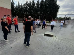 Afad, Uşak’ta Yangın Ve Tahliye Tatbikatı Gerçekleştirdi