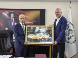 Başkan Özkan’dan Şayan’a ‘Hayırlı Olsun’ Ziyareti