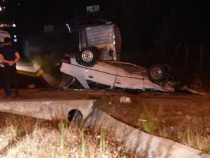 Sinop’ta Kaza Yapan Araç Kağıt Gibi Ezildi: 1 Yaralı
