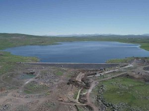 Kars Arpaçay Koçköy Göleti’nde Çalışmalar Tamamlanmak Üzere