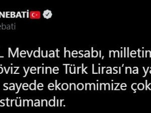 Bakan Nebati: “Kur Korumalı Tl Mevduat Hesabını Haksızca Eleştirenlerin İyi Niyetinden Şüphe Ediyorum”