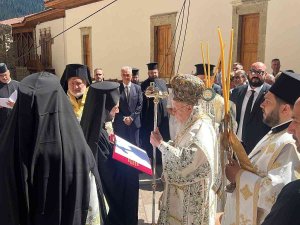 Fener Rum Patriği Bartholomeos Ayin İçin Sümela Manastırı’na Geldi