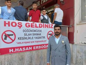 Mardin’deki Aşiret Düğününde Örnek Pankart: "Düğünümüzde Silah Sıkmak Kesinlikle Yasaktır"