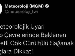 Meteorolojiden Sinop Ve Çevresi İçin Yağış Uyarısı